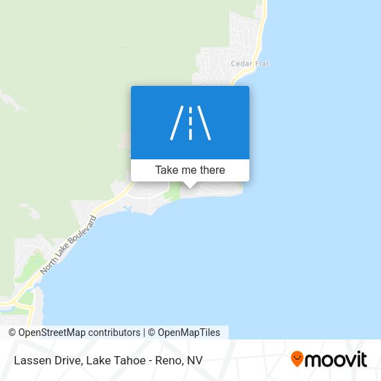 Lassen Drive map