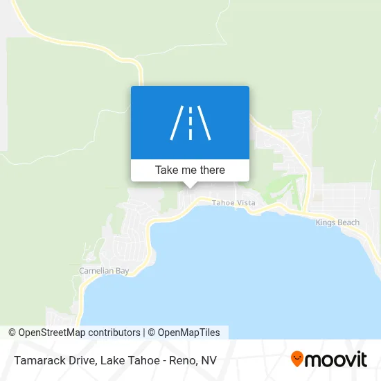 Tamarack Drive map
