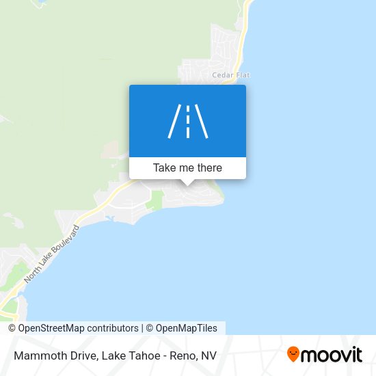 Mammoth Drive map