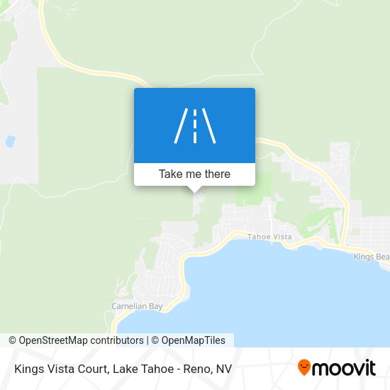 Mapa de Kings Vista Court