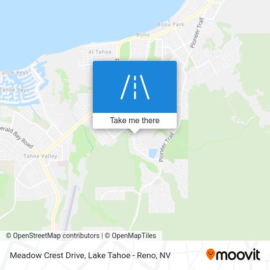 Meadow Crest Drive map