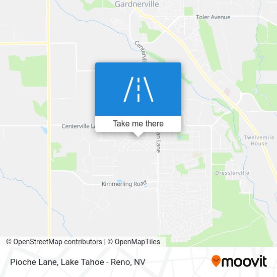 Mapa de Pioche Lane