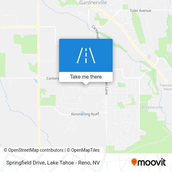 Mapa de Springfield Drive