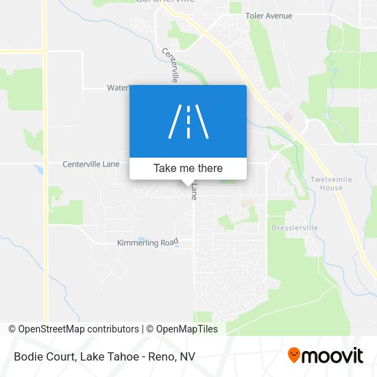 Bodie Court map