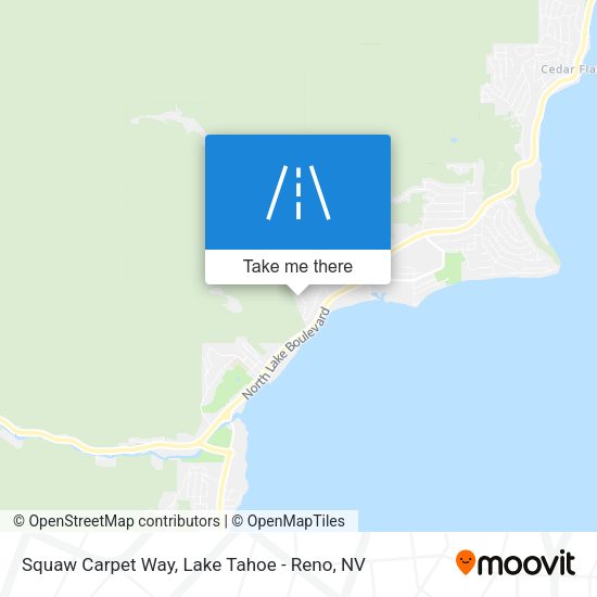 Squaw Carpet Way map