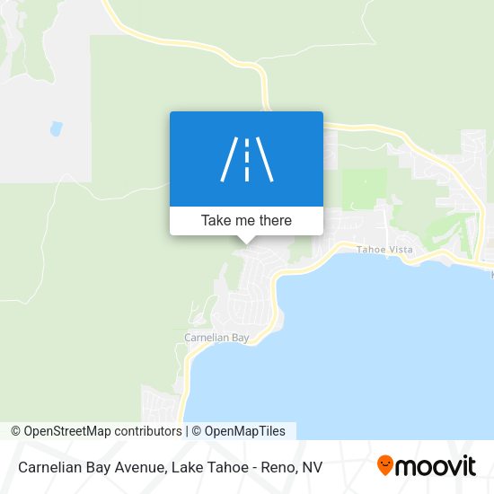 Carnelian Bay Avenue map