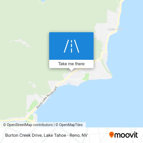 Burton Creek Drive map