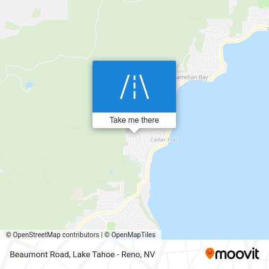 Mapa de Beaumont Road