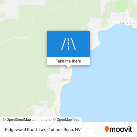 Ridgewood Road map