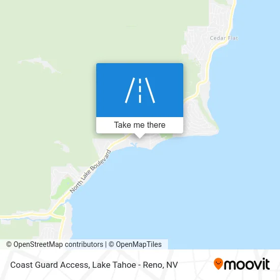 Coast Guard Access map