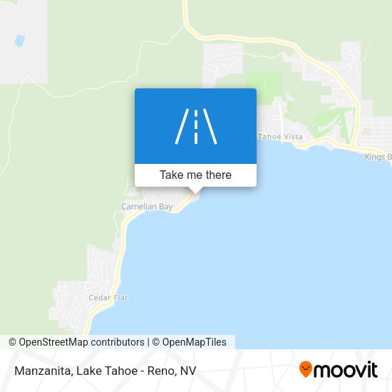 Mapa de Manzanita