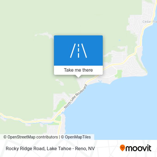 Rocky Ridge Road map
