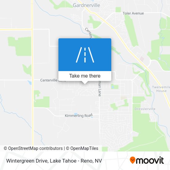 Mapa de Wintergreen Drive