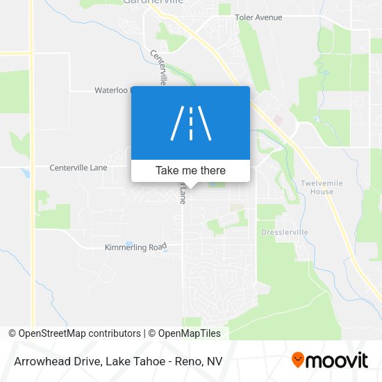 Arrowhead Drive map