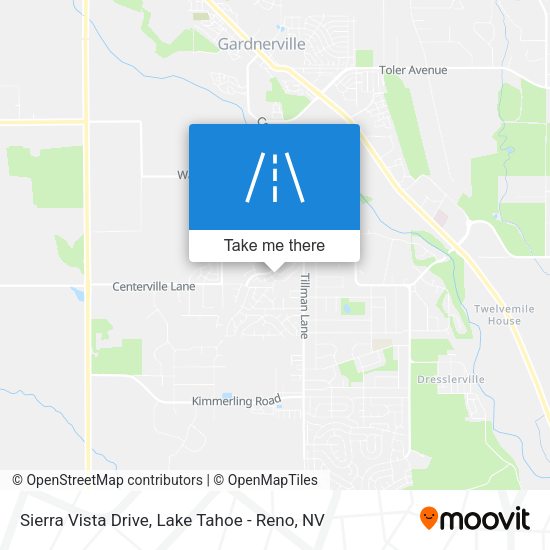 Sierra Vista Drive map