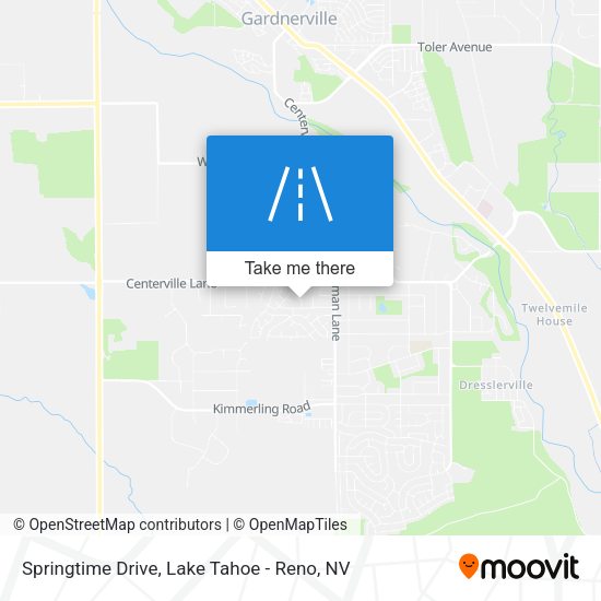 Springtime Drive map