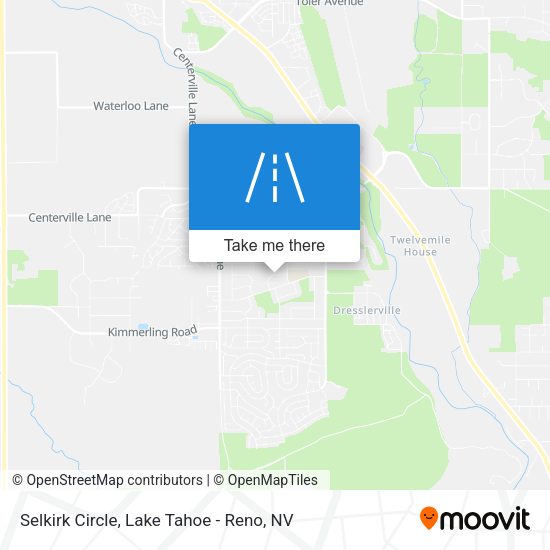 Selkirk Circle map