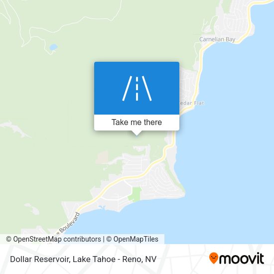 Mapa de Dollar Reservoir