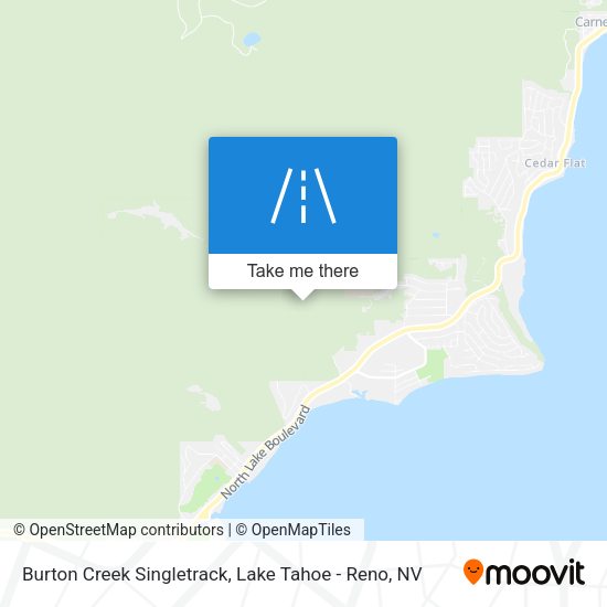 Mapa de Burton Creek Singletrack