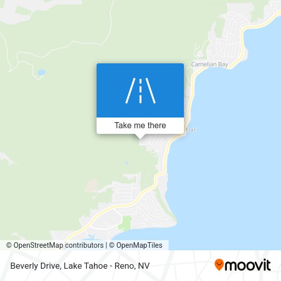 Beverly Drive map