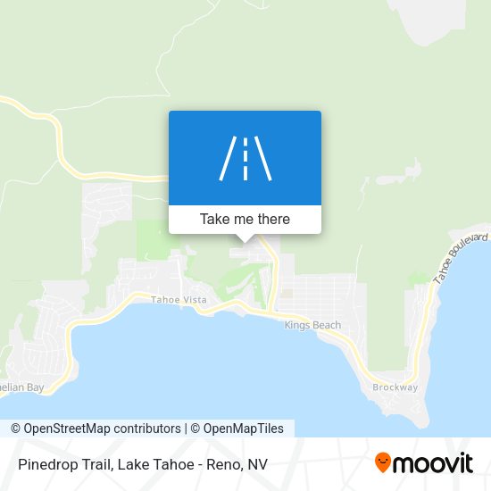 Pinedrop Trail map