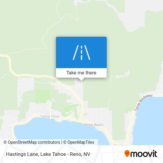 Hastings Lane map