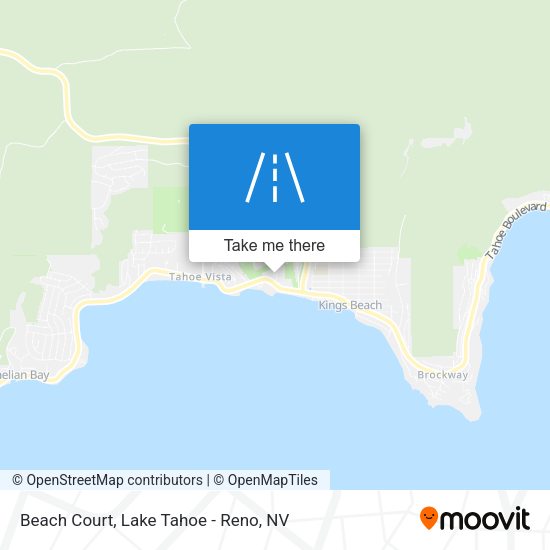 Mapa de Beach Court