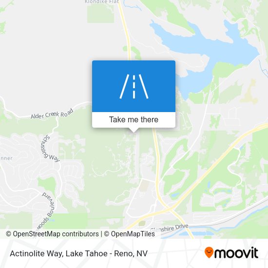 Mapa de Actinolite Way