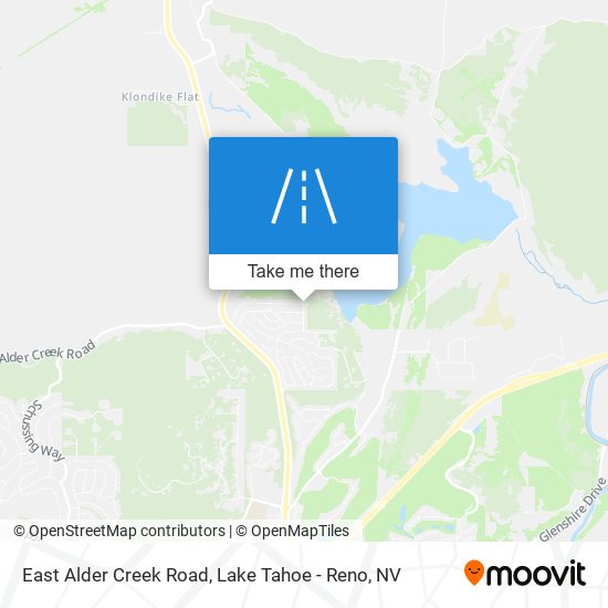 East Alder Creek Road map