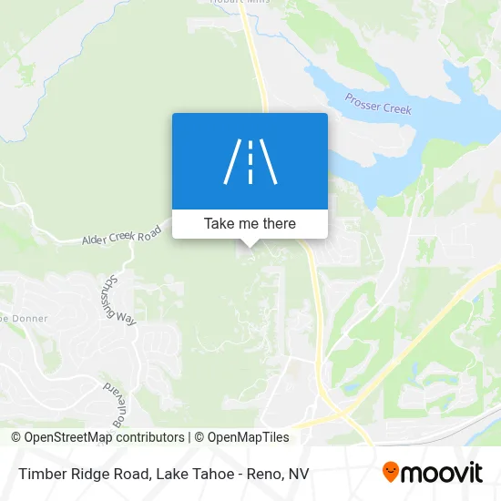 Timber Ridge Road map