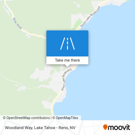 Woodland Way map