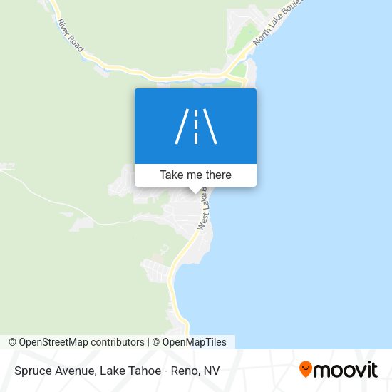 Spruce Avenue map