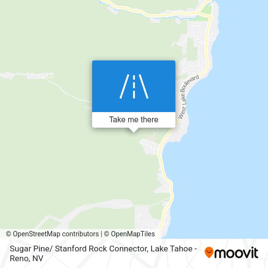Sugar Pine/ Stanford Rock Connector map