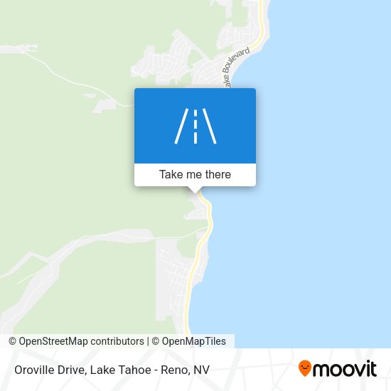 Oroville Drive map