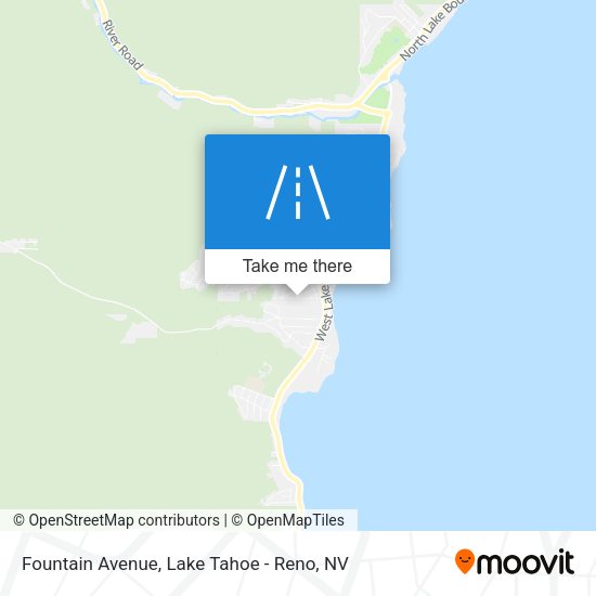 Fountain Avenue map