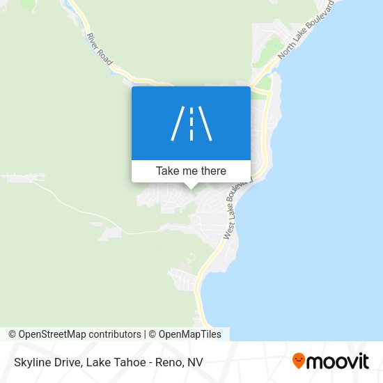 Skyline Drive map