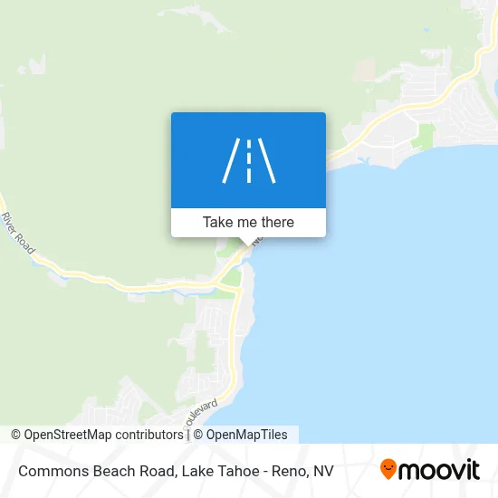 Commons Beach Road map