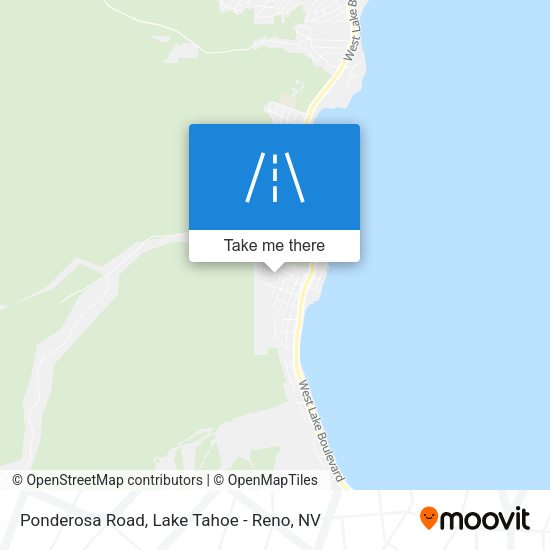 Mapa de Ponderosa Road