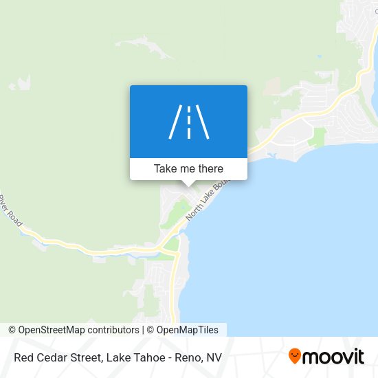 Red Cedar Street map