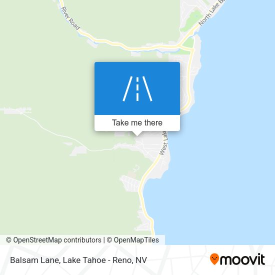 Balsam Lane map