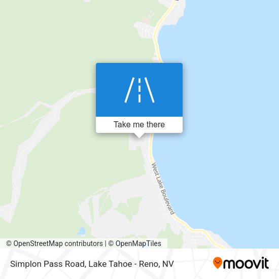 Simplon Pass Road map