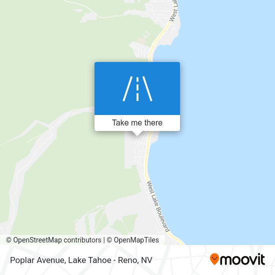 Poplar Avenue map