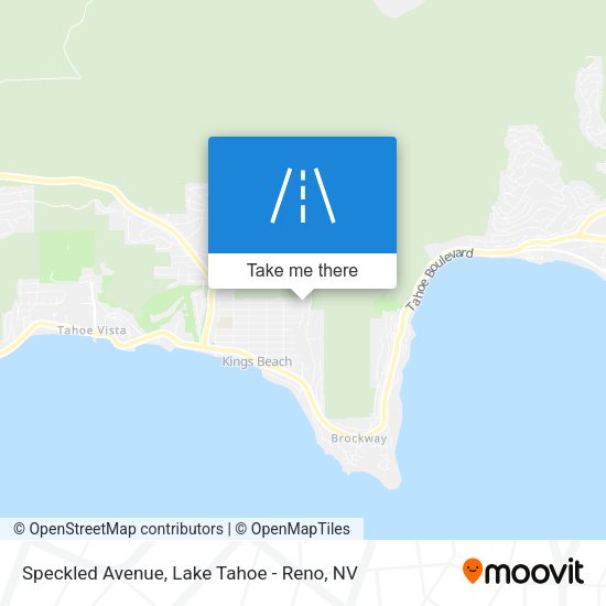 Speckled Avenue map