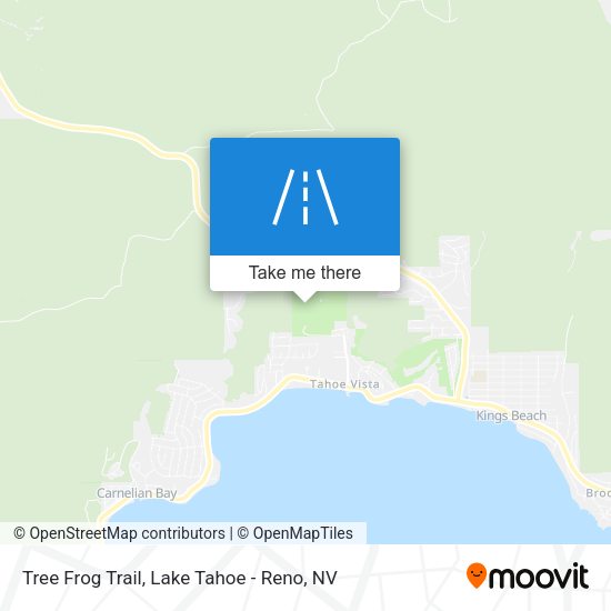 Tree Frog Trail map