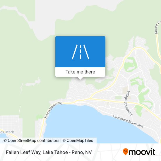 Fallen Leaf Way map