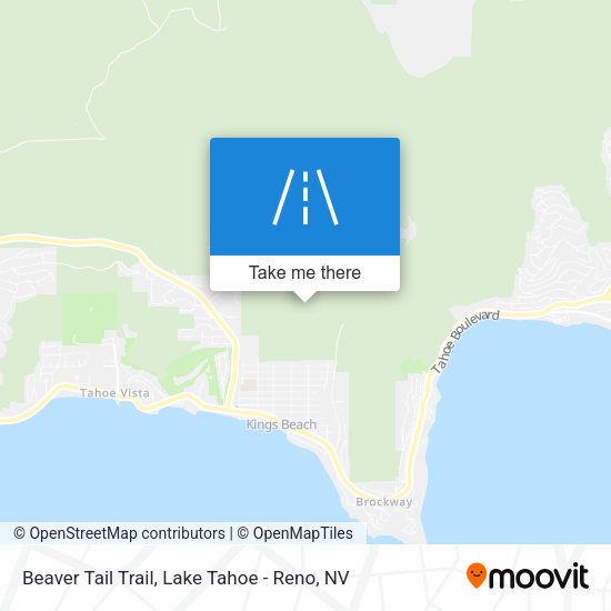 Beaver Tail Trail map