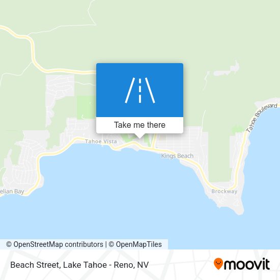 Mapa de Beach Street