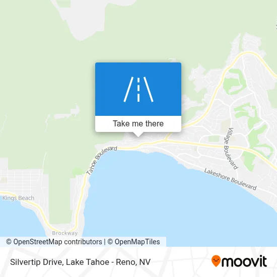 Silvertip Drive map