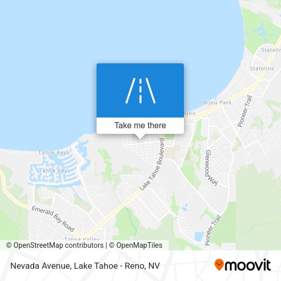Nevada Avenue map