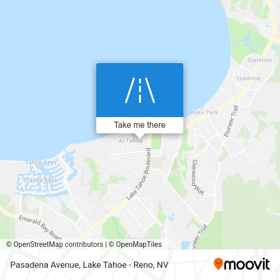Pasadena Avenue map